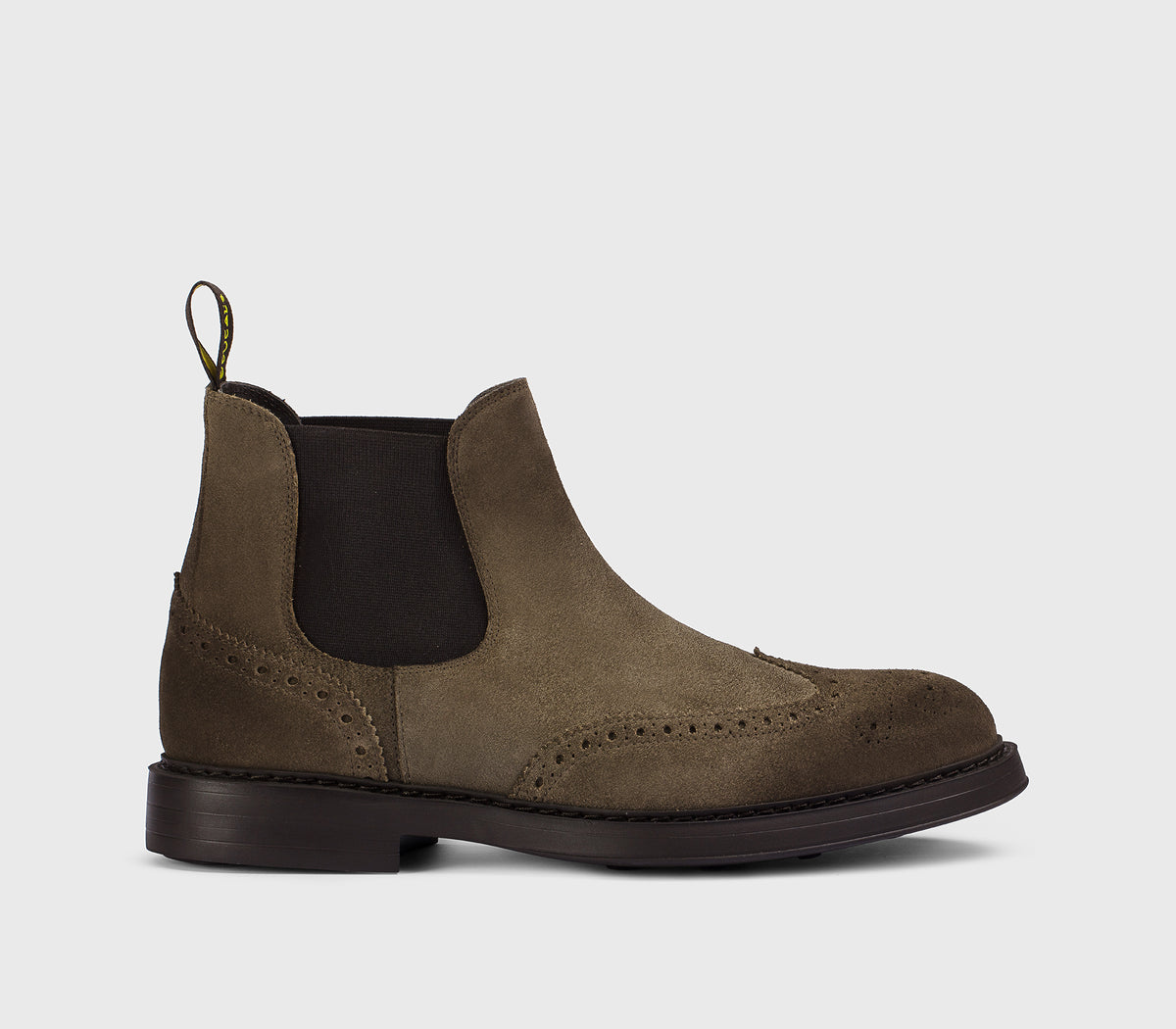 DU3091BRUXUF024TM49 - Stivaletto a coda di rondine in suede creta