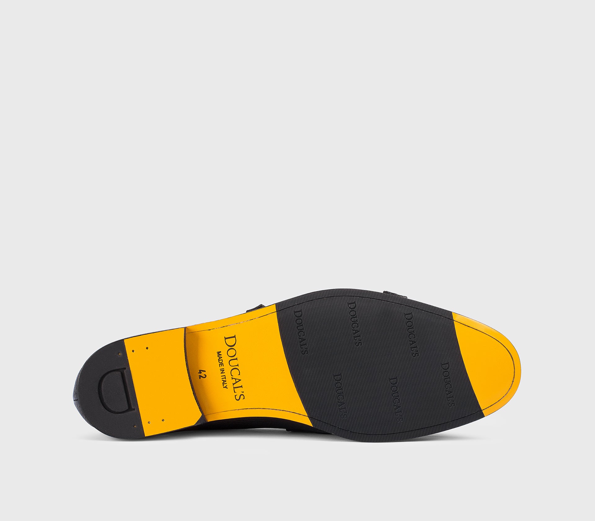 Monkstrap-Mokassin aus blauem Hirschleder