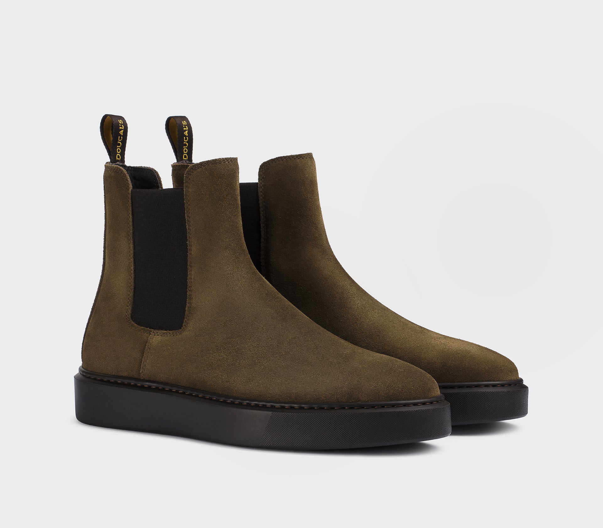 DU3214ALEXUF009TC05 - Stivaletto in suede marrone "havana"