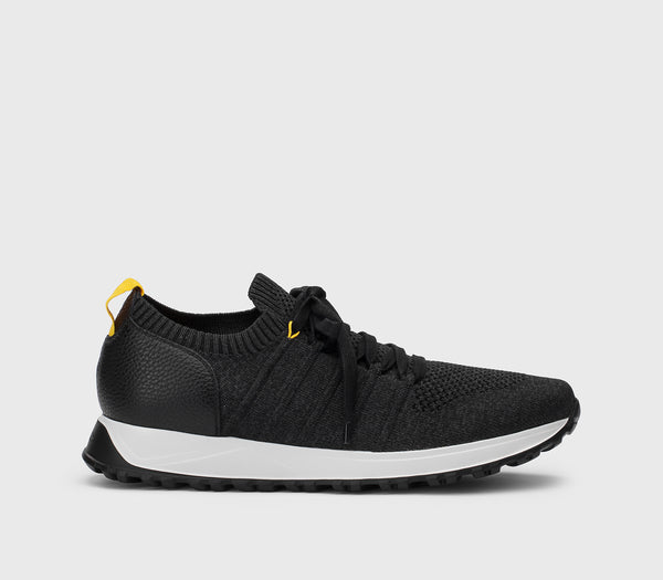 スニーカー Doucal's Black/Anthracite Grey Panelled Sneakers DU3222SYDNPZ658NN02_ec243d57-