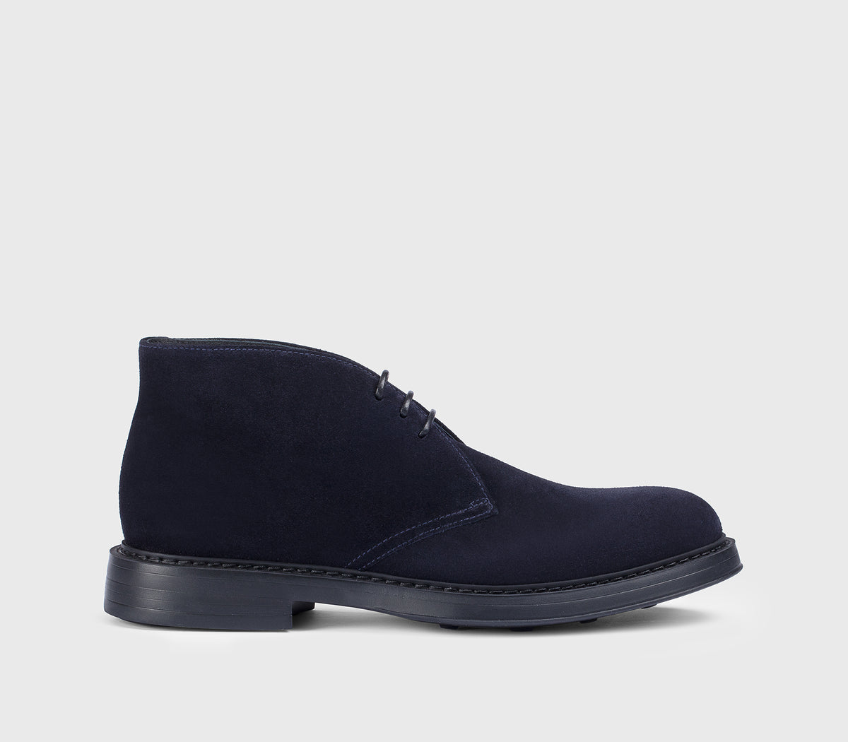 DU3237BRUXUF009NB00 - Desert boot stringato in suede blu