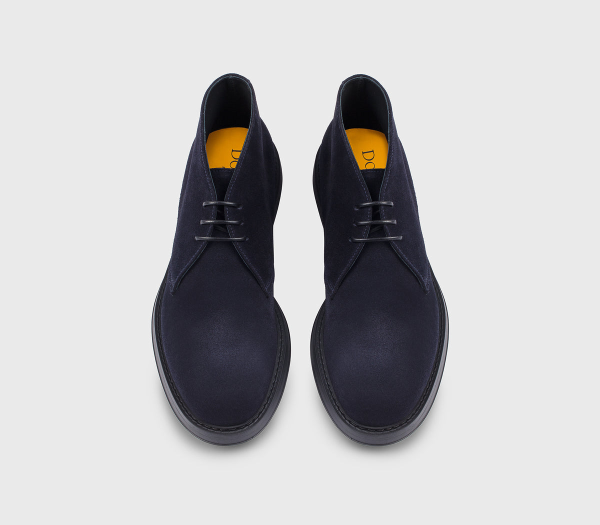 DU3237BRUXUF009NB00 - Desert boot stringato in suede blu