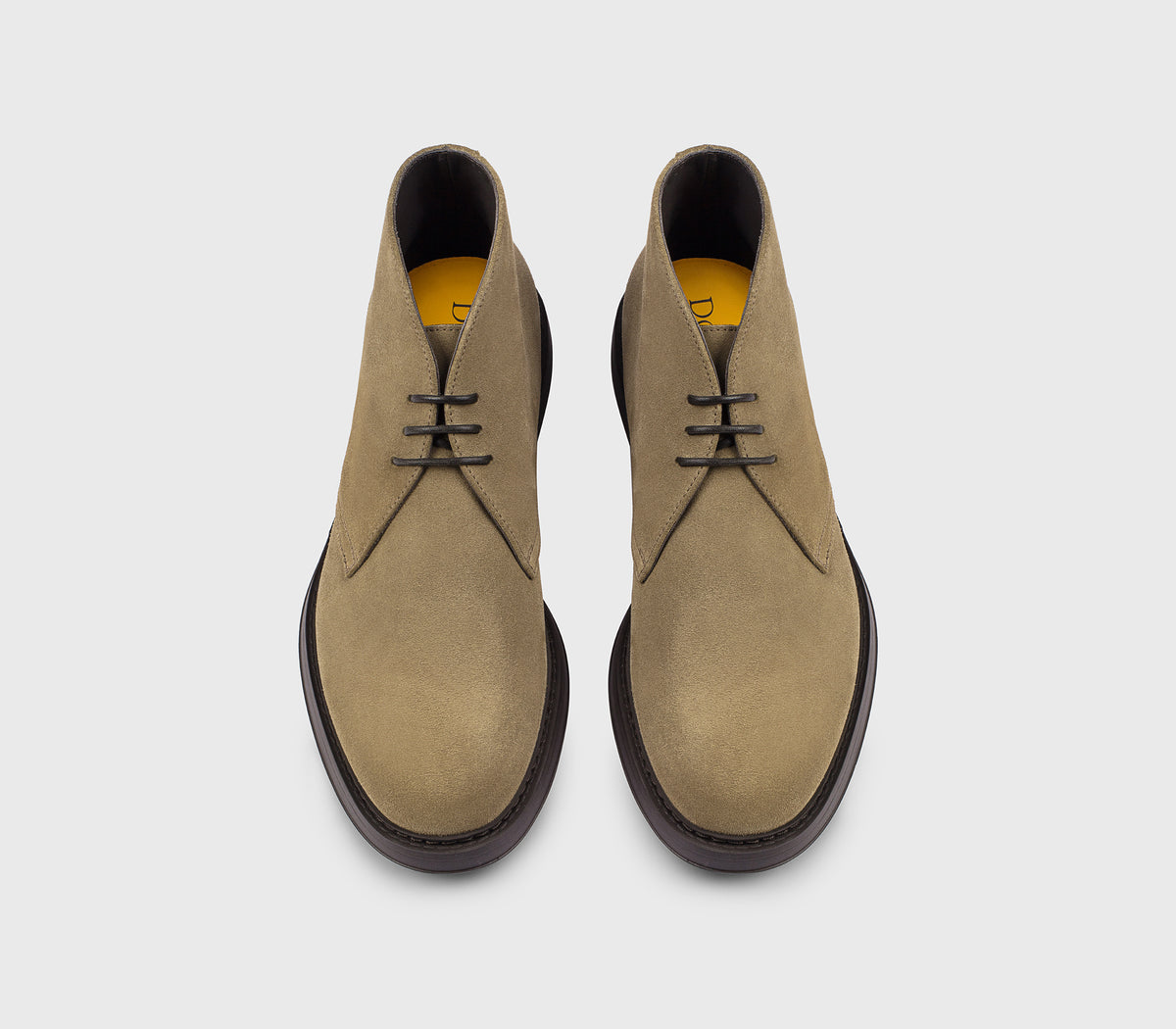 DU3237BRUXUF009TM08 - Desert boot stringato in suede cacao