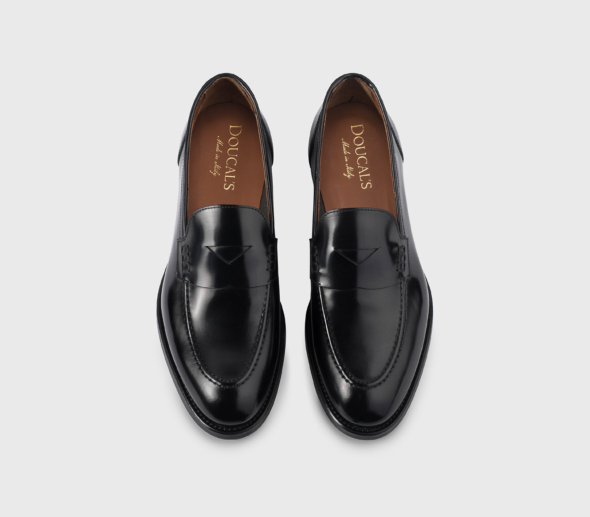 Loafer in black leather