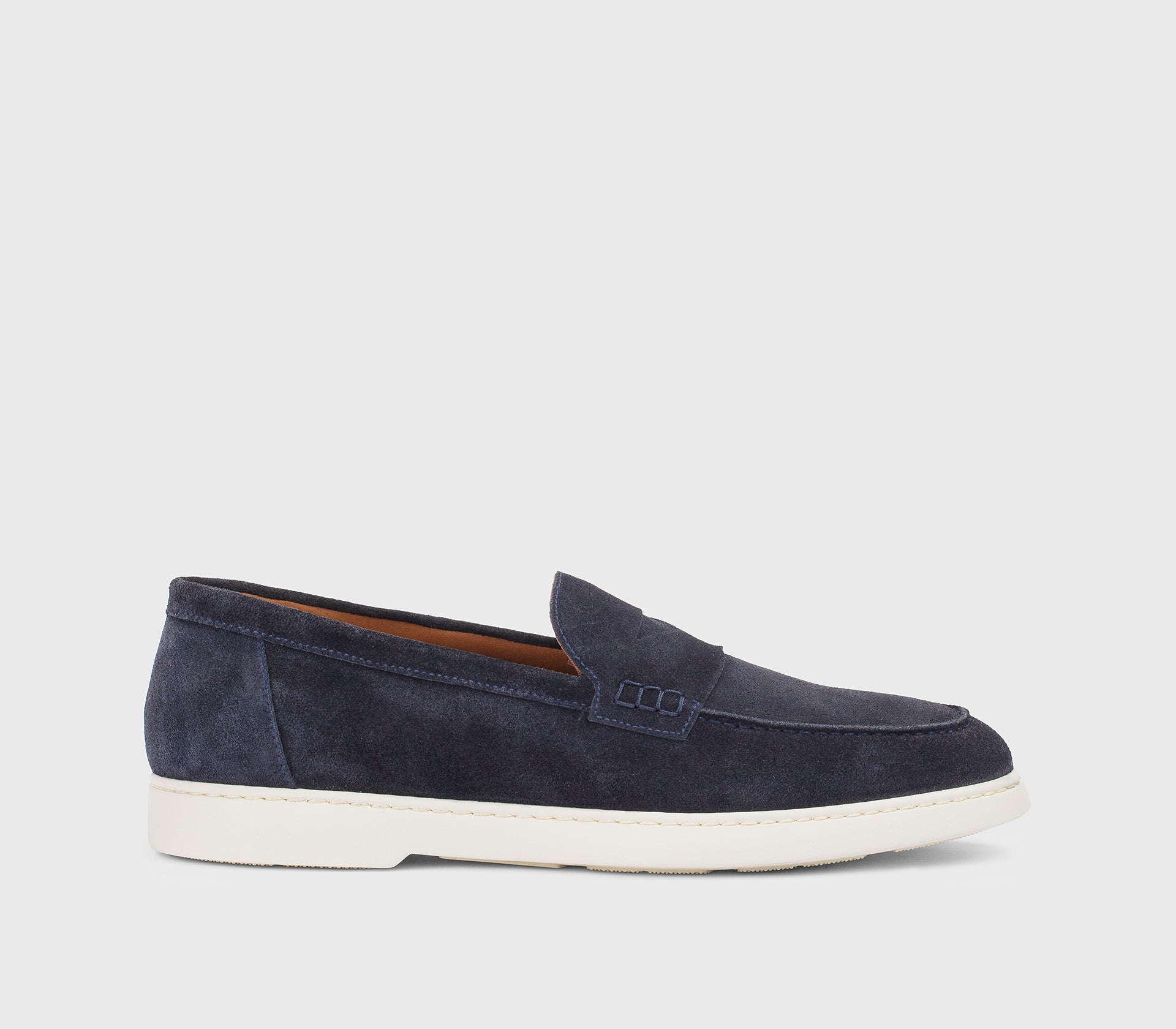 Mocassino da uomo in suede |blu - Doucal's