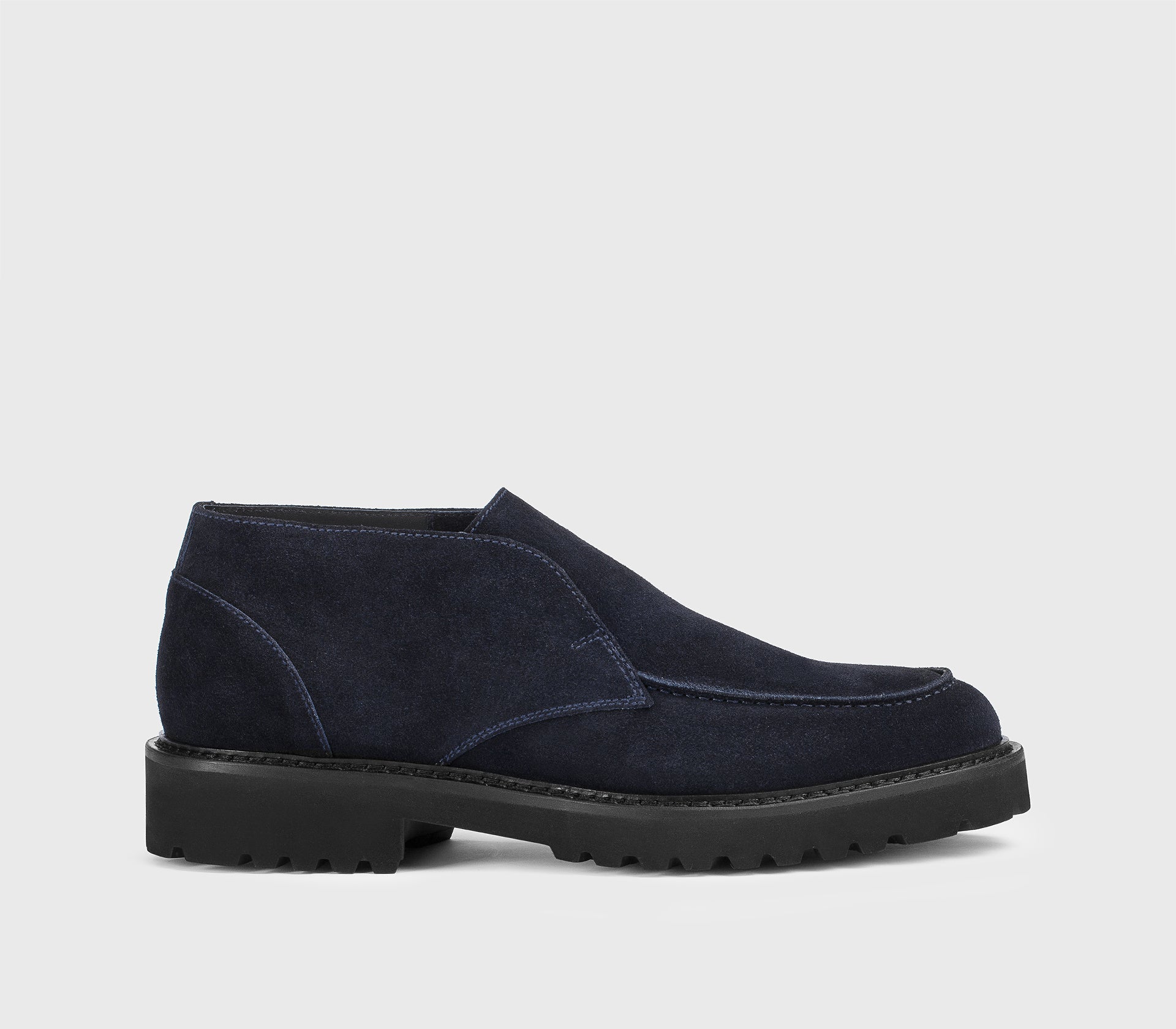 DU3332PHILUF009NB00 - Desert boot in suede blu