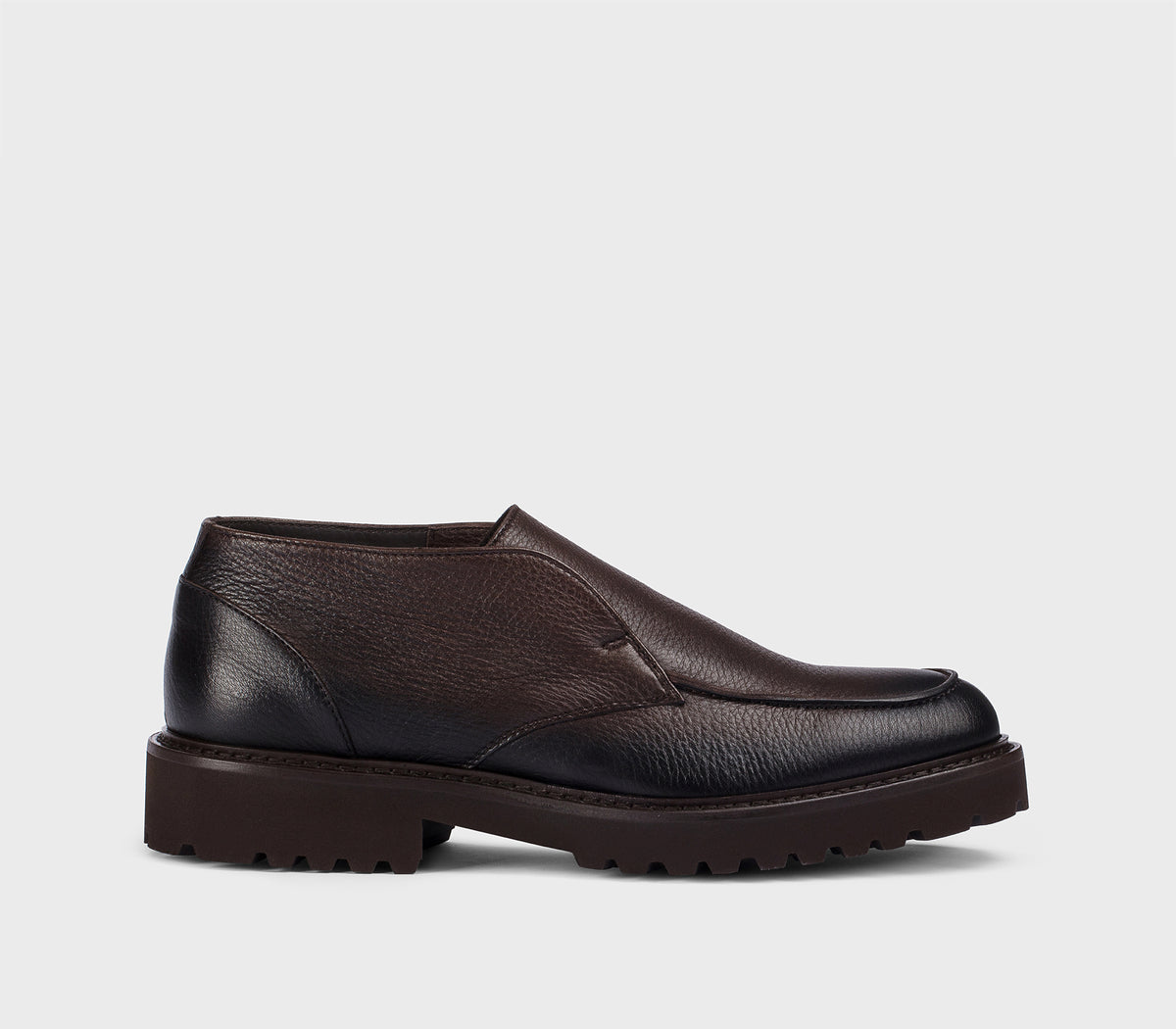 Desert Boot aus dunkelbraunem Hirschleder