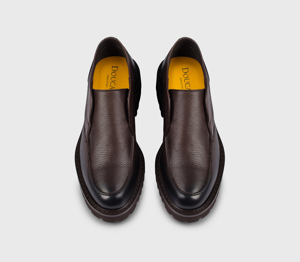 Desert Boot aus dunkelbraunem Hirschleder