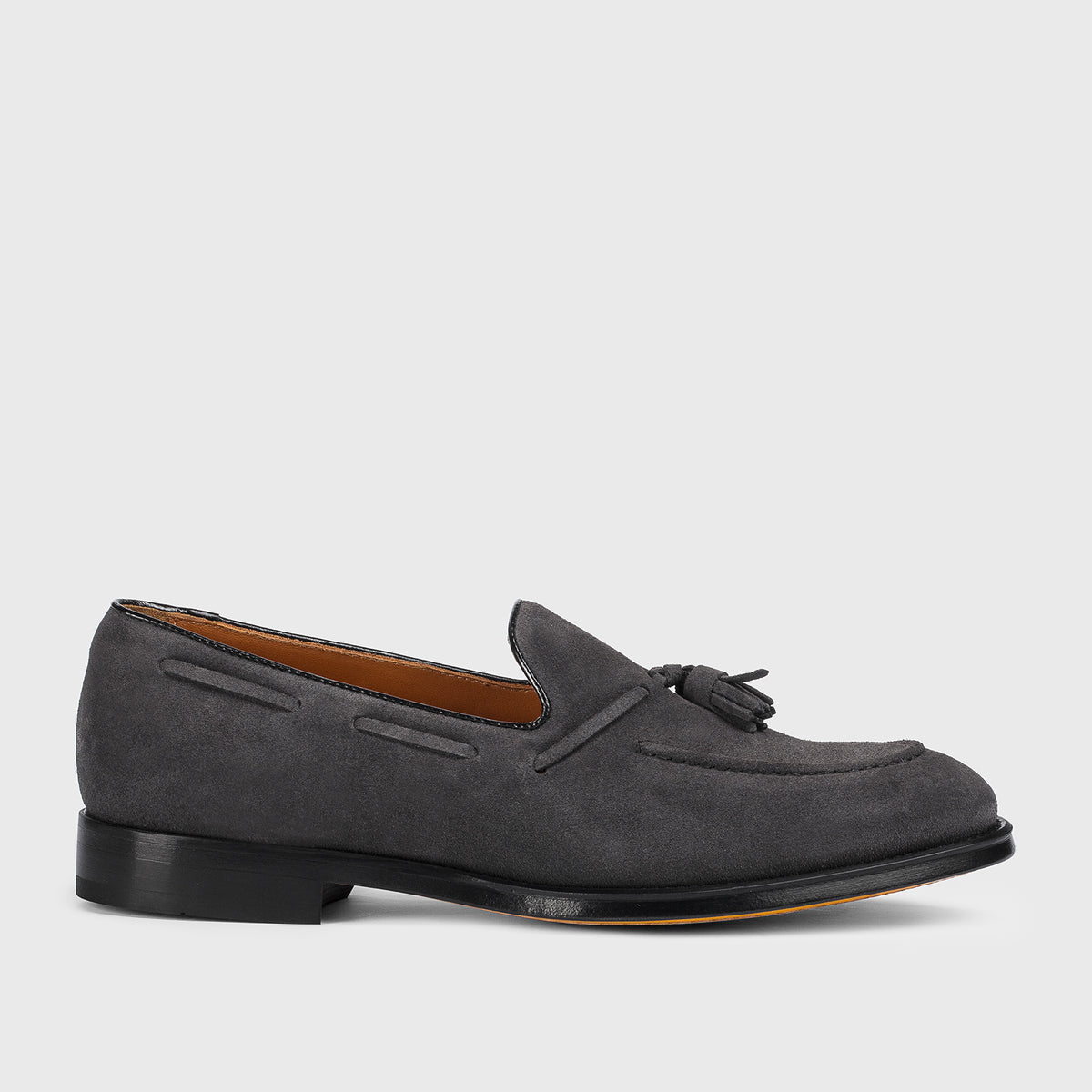UNDANDY Grey Dress Shoes Loafers with Tassels eu41 us8.5 paid $298 Baudoin & Lange | Men main image 2