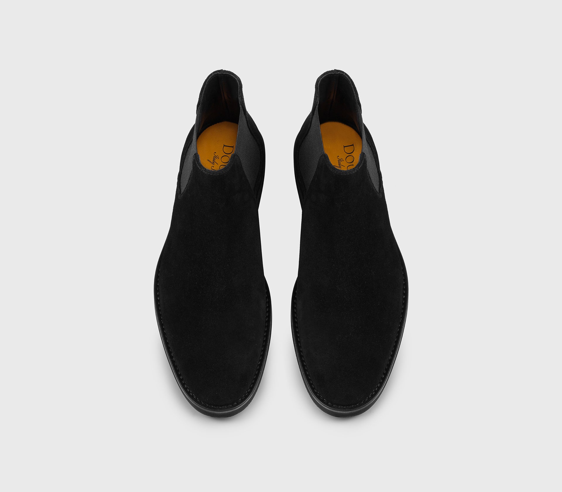 Polacchino in suede nero