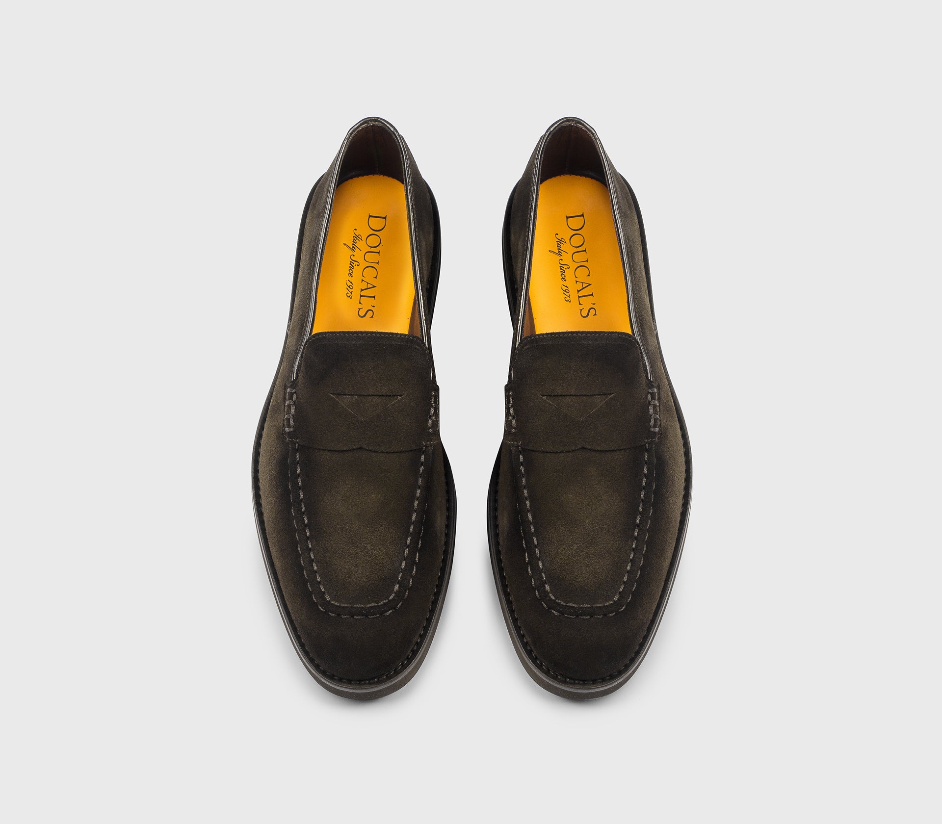 DU3361DAVDUF024TM23 - Mocassino in suede marrone