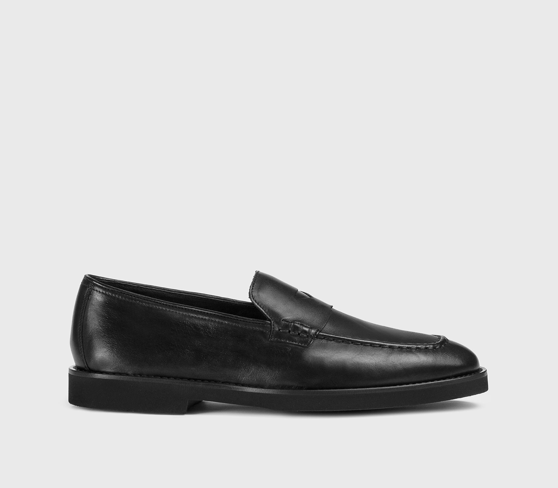 Mocassino da uomo in pelle | nero - Doucal's