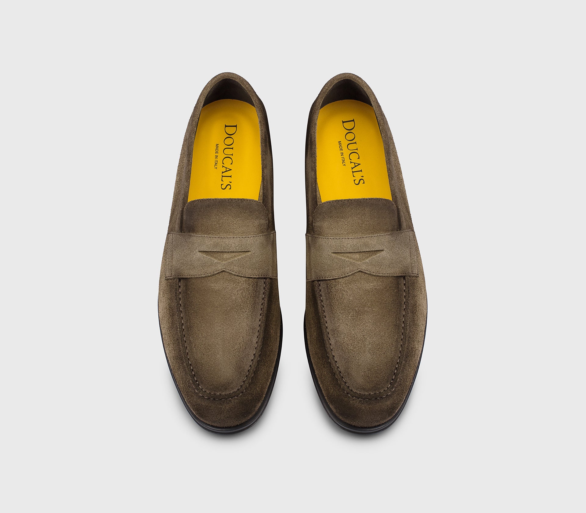 Cocoa suede loafer