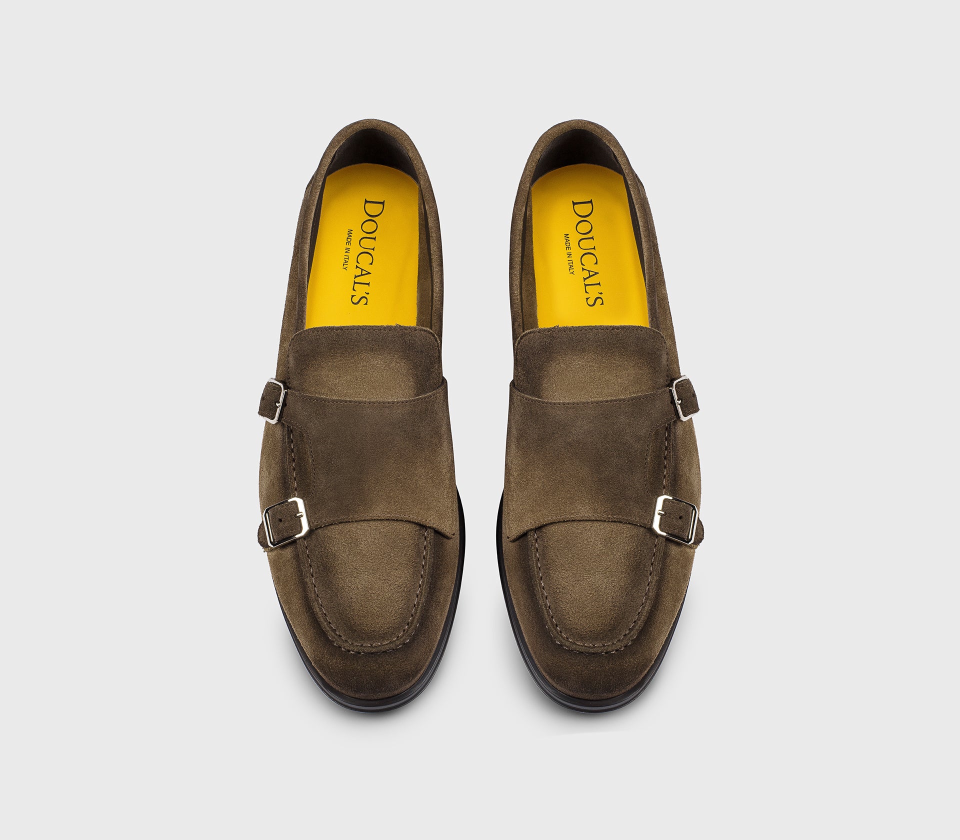 Cocoa suede loafer with tassels