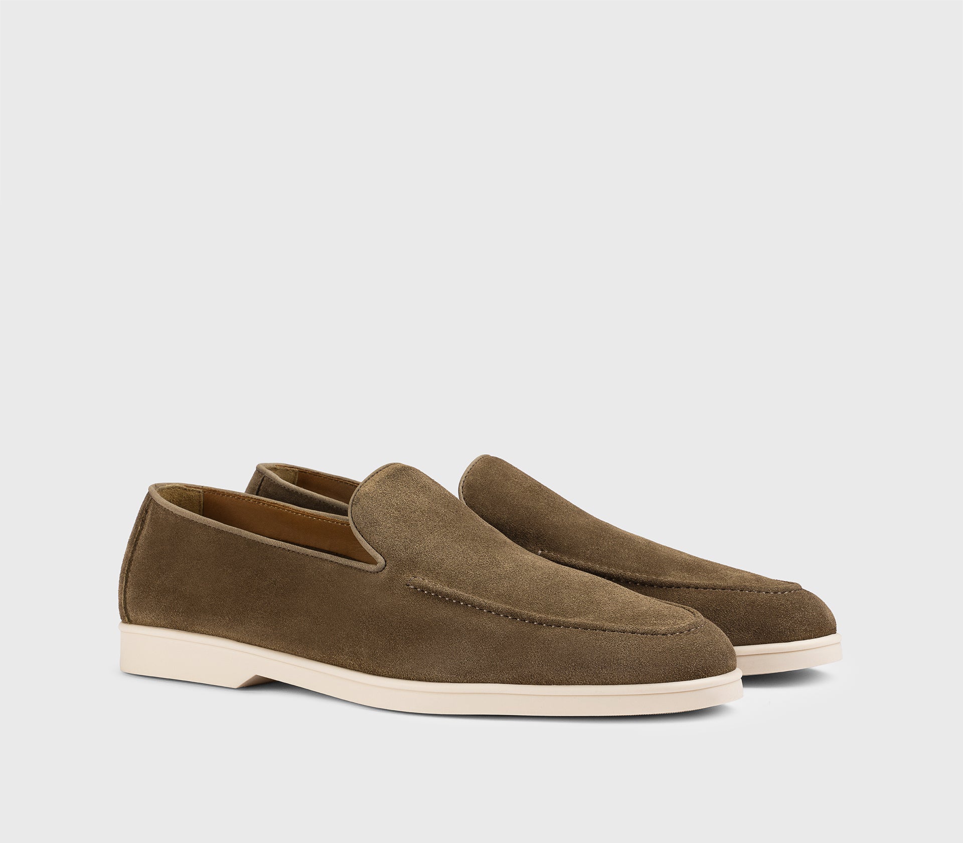 DU3413NWMAUY009GM08 - Mocassino in suede cacao