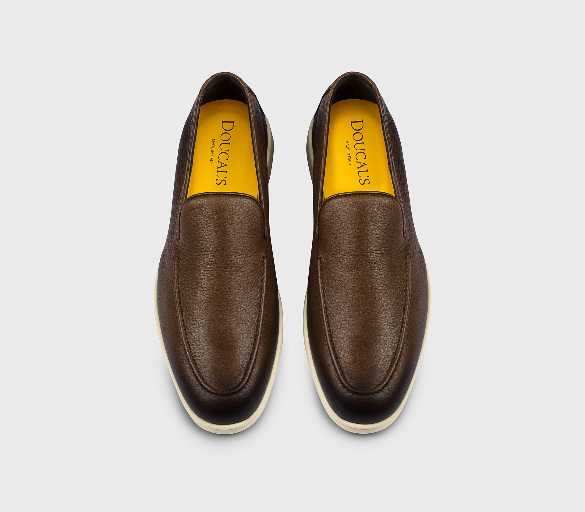 DU3413NWMAUY054GM04 - Mocassino in pelle di cervo marrone