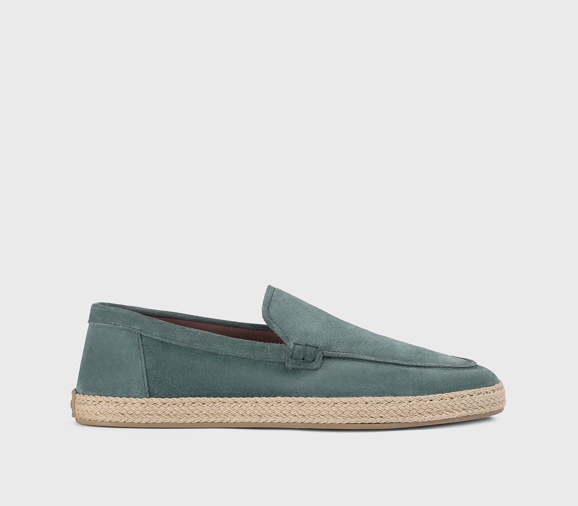 “Horizon” blue suede espadrilles