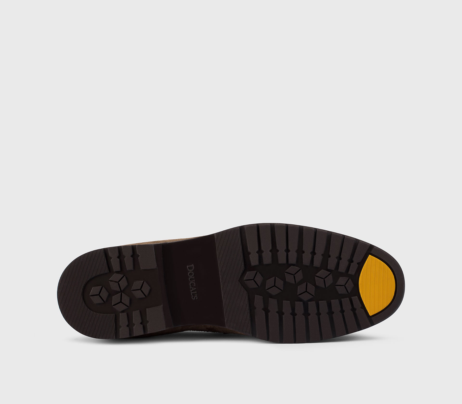 Лоферы из замши в коричневом цвете «гавана»