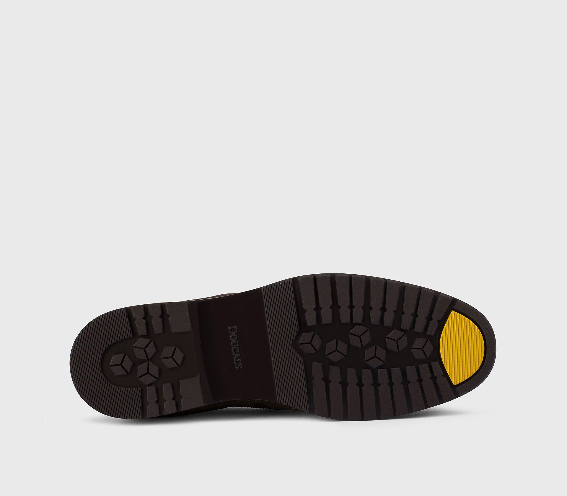 “Earth” brown suede loafer