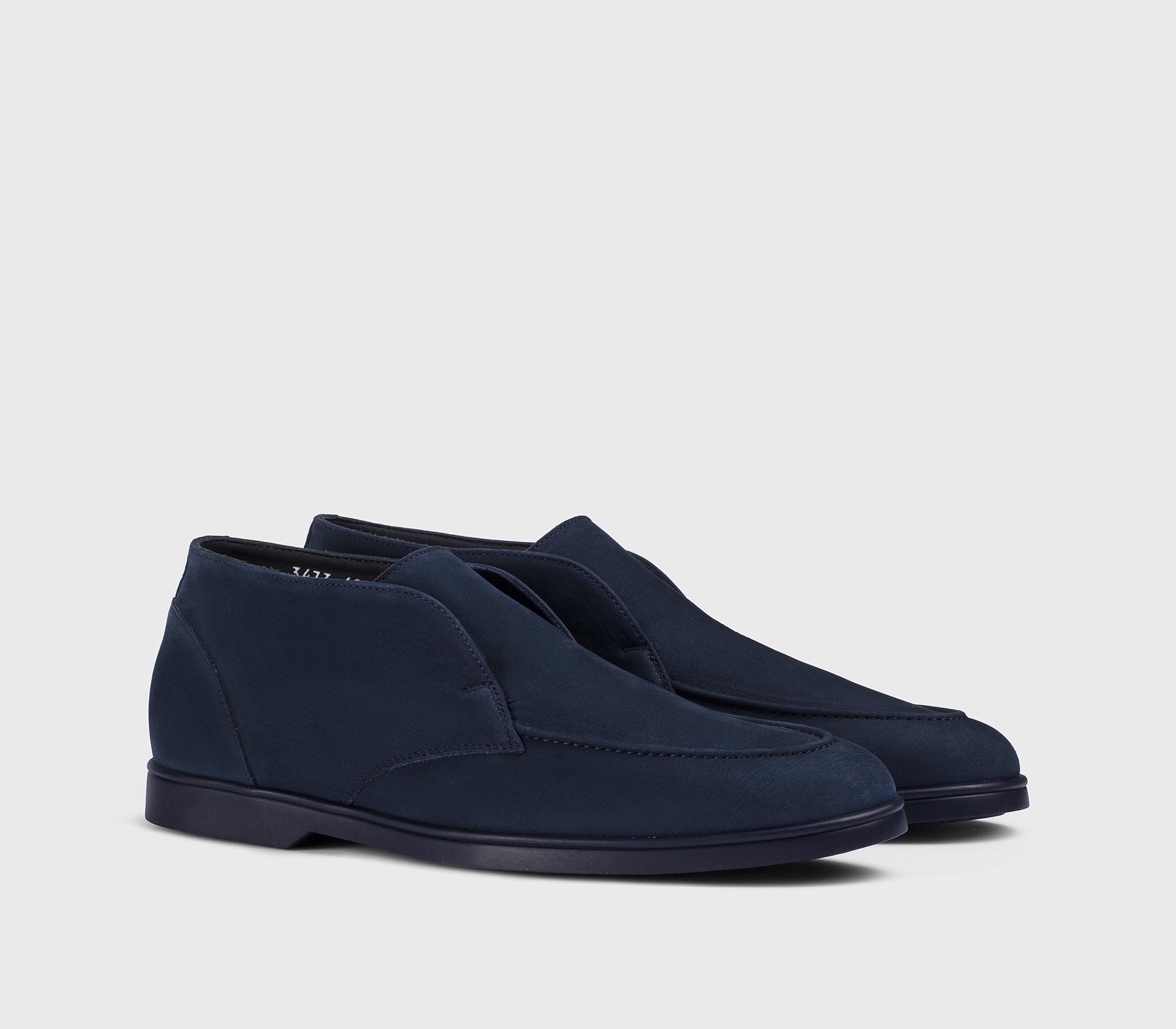 DU3473NWMAUF288BB38 - Stivaletto chukka in suede blu