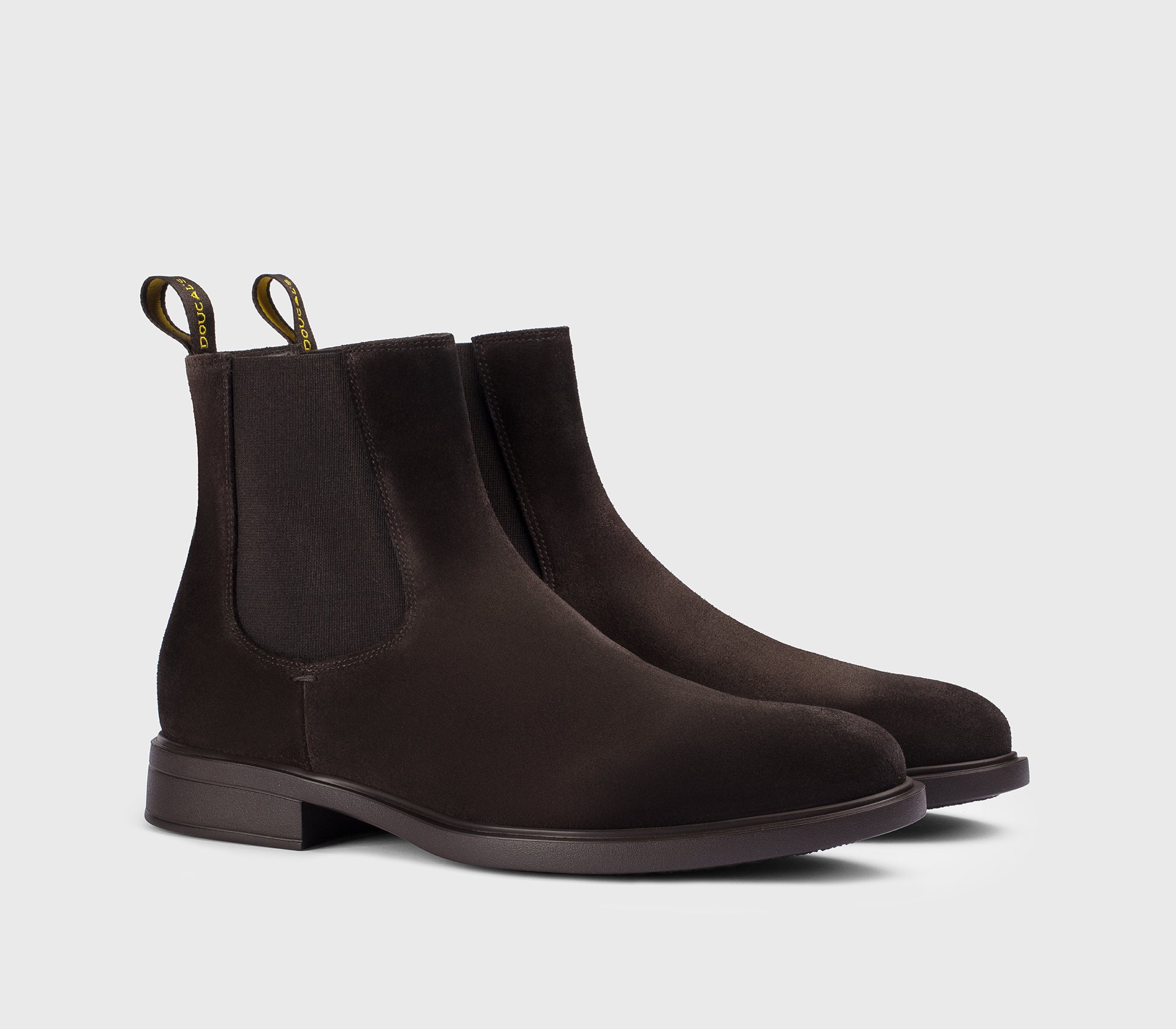 DU3488MARCUF024TM23 - Stivaletto in suede marrone "terre"