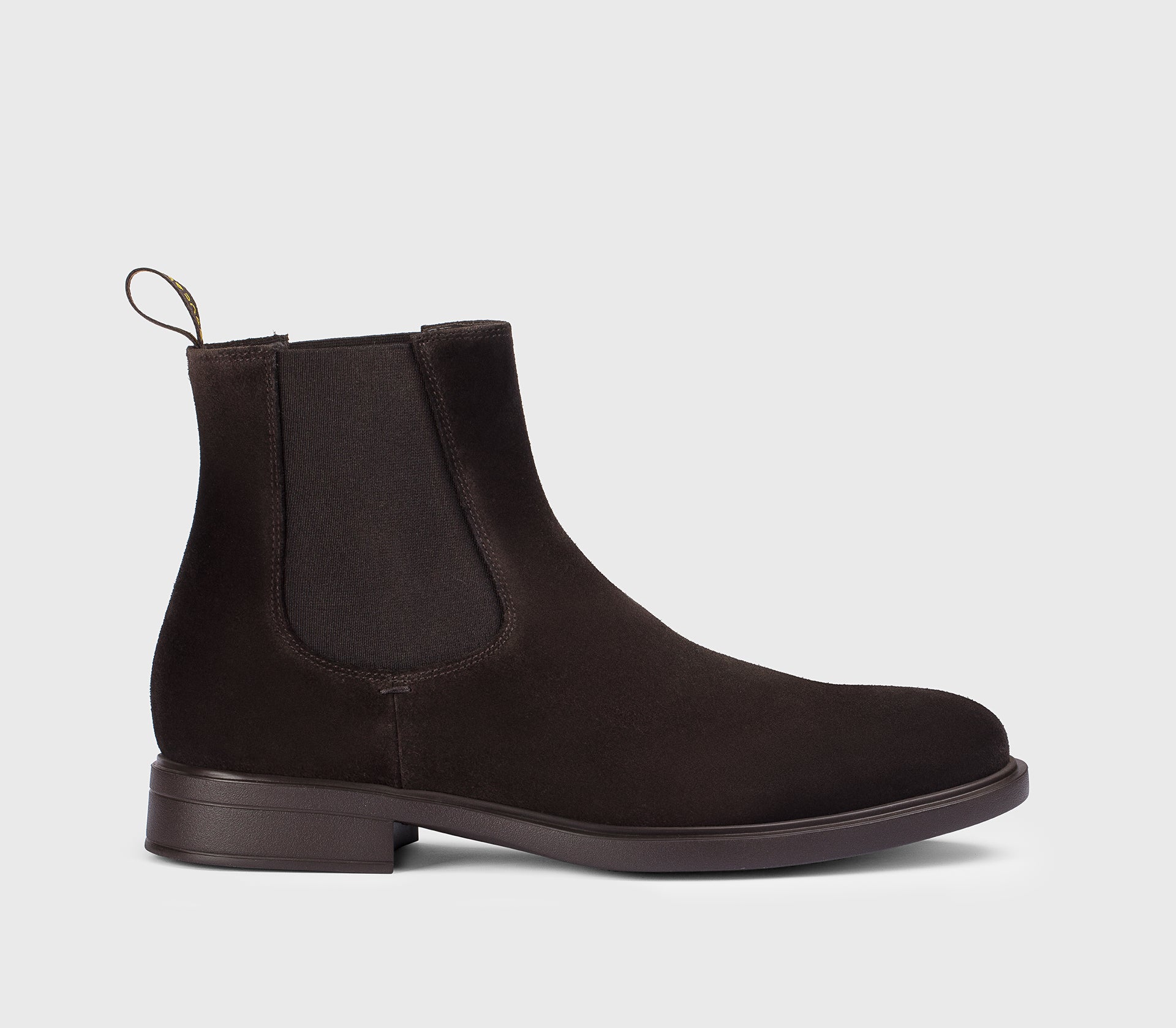 DU3488MARCUF024TM23 - Stivaletto in suede marrone "terre"