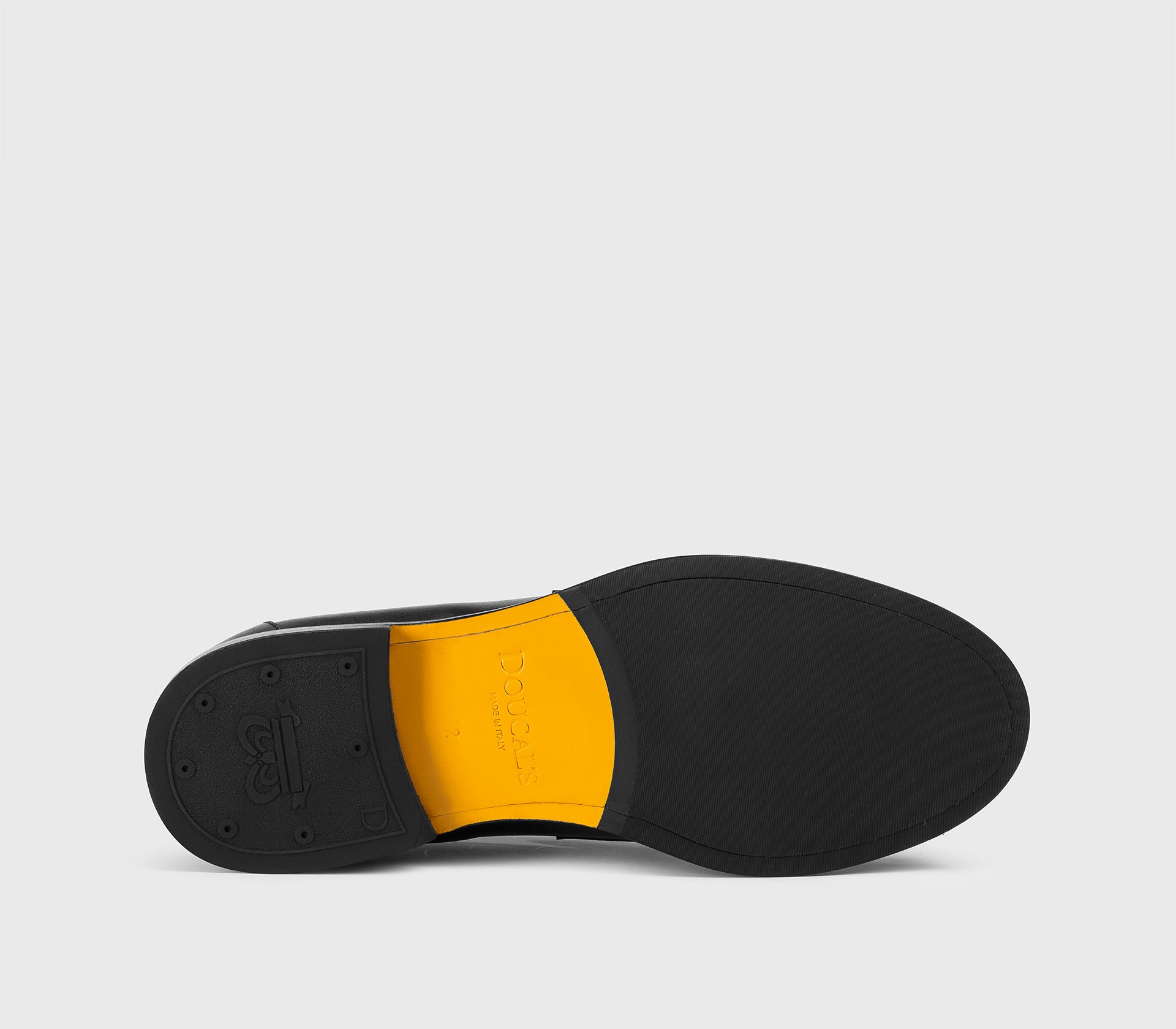 Mocassin à glands et frange en cuir noir