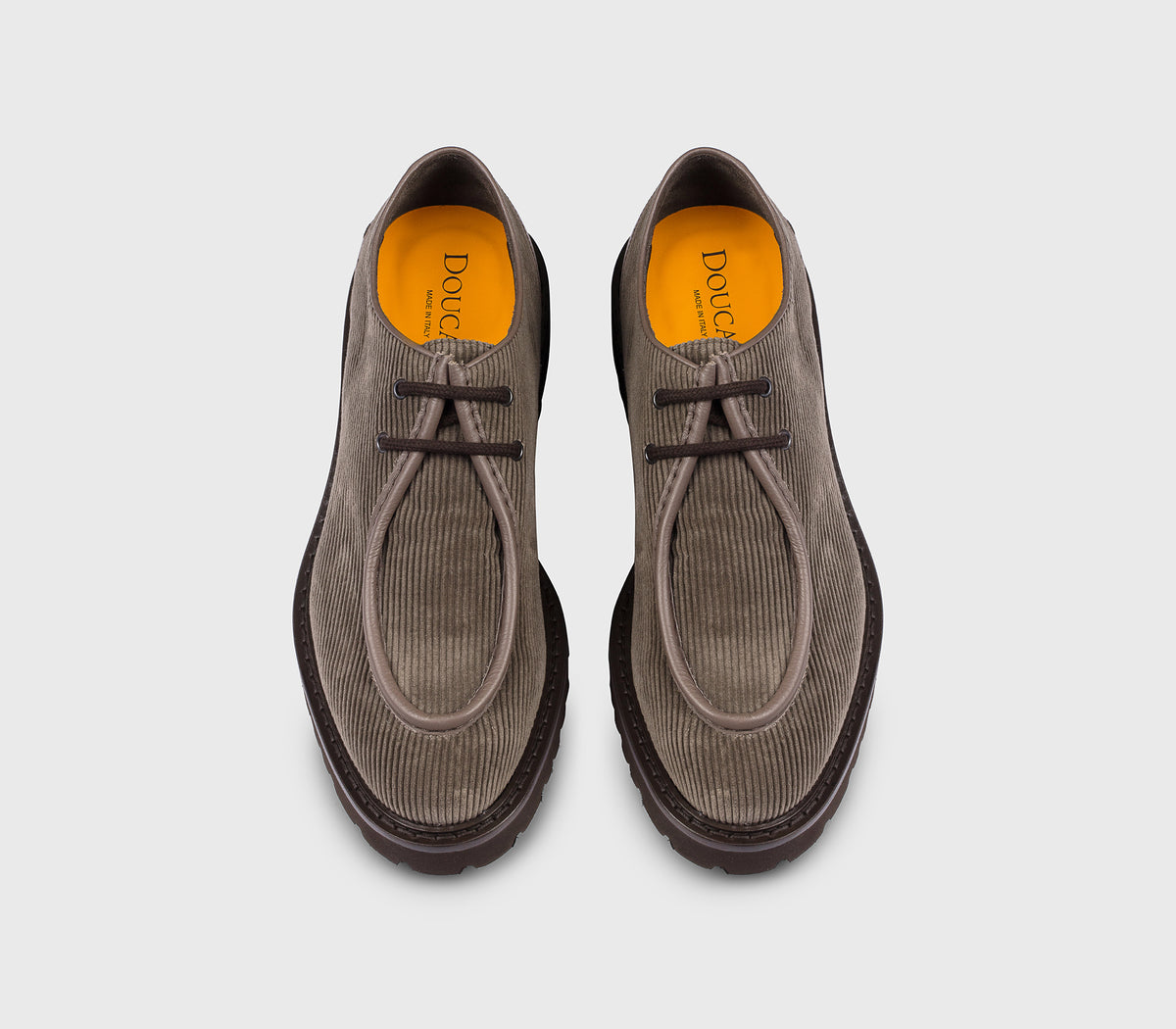 DU3503PHILPF822TM08 - Stringata in velluto a due fori cacao