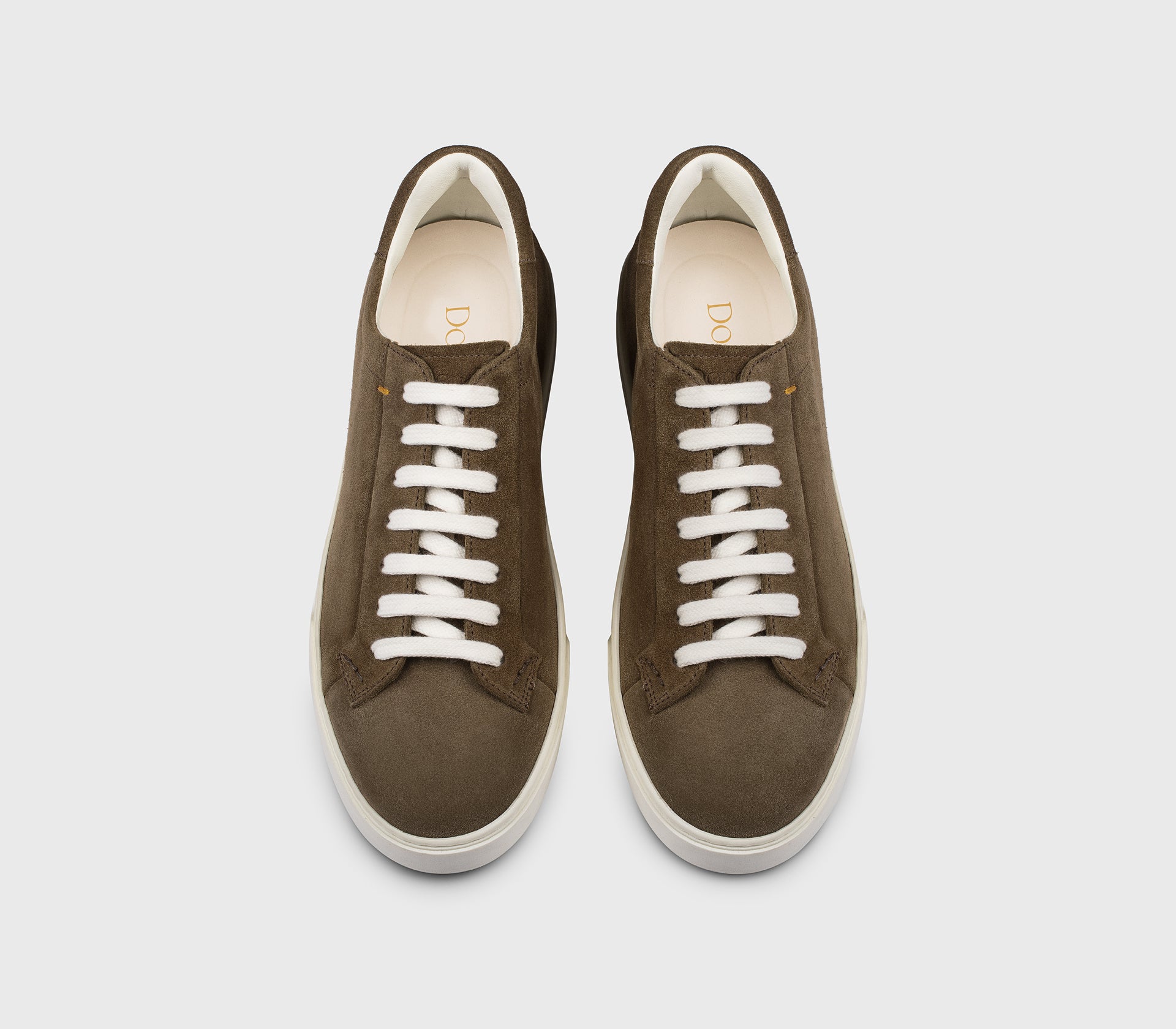 Sneaker en daim cacao