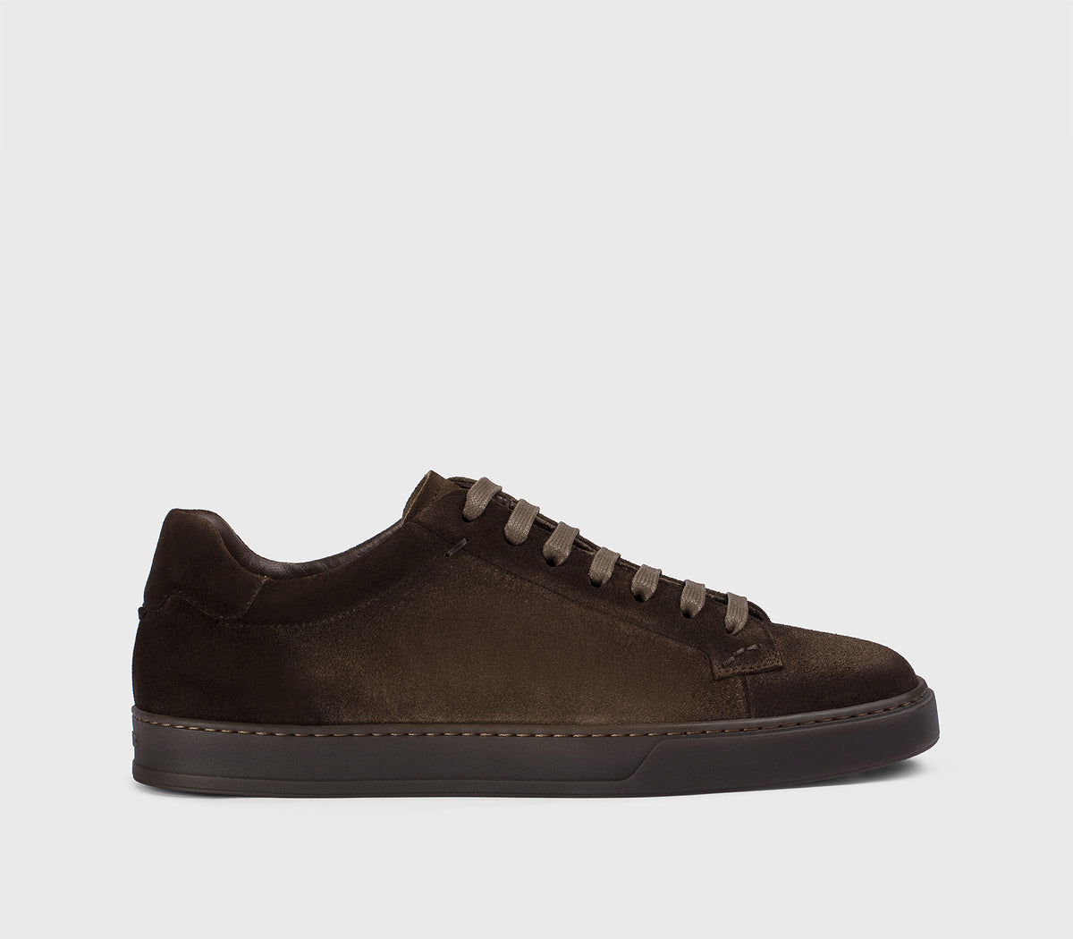 Sneaker aus Veloursleder im Farbton „Creta“