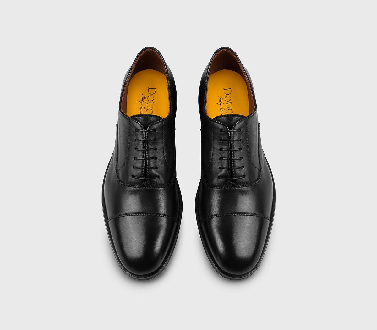 Chaussure à lacets Oxford en cuir noir