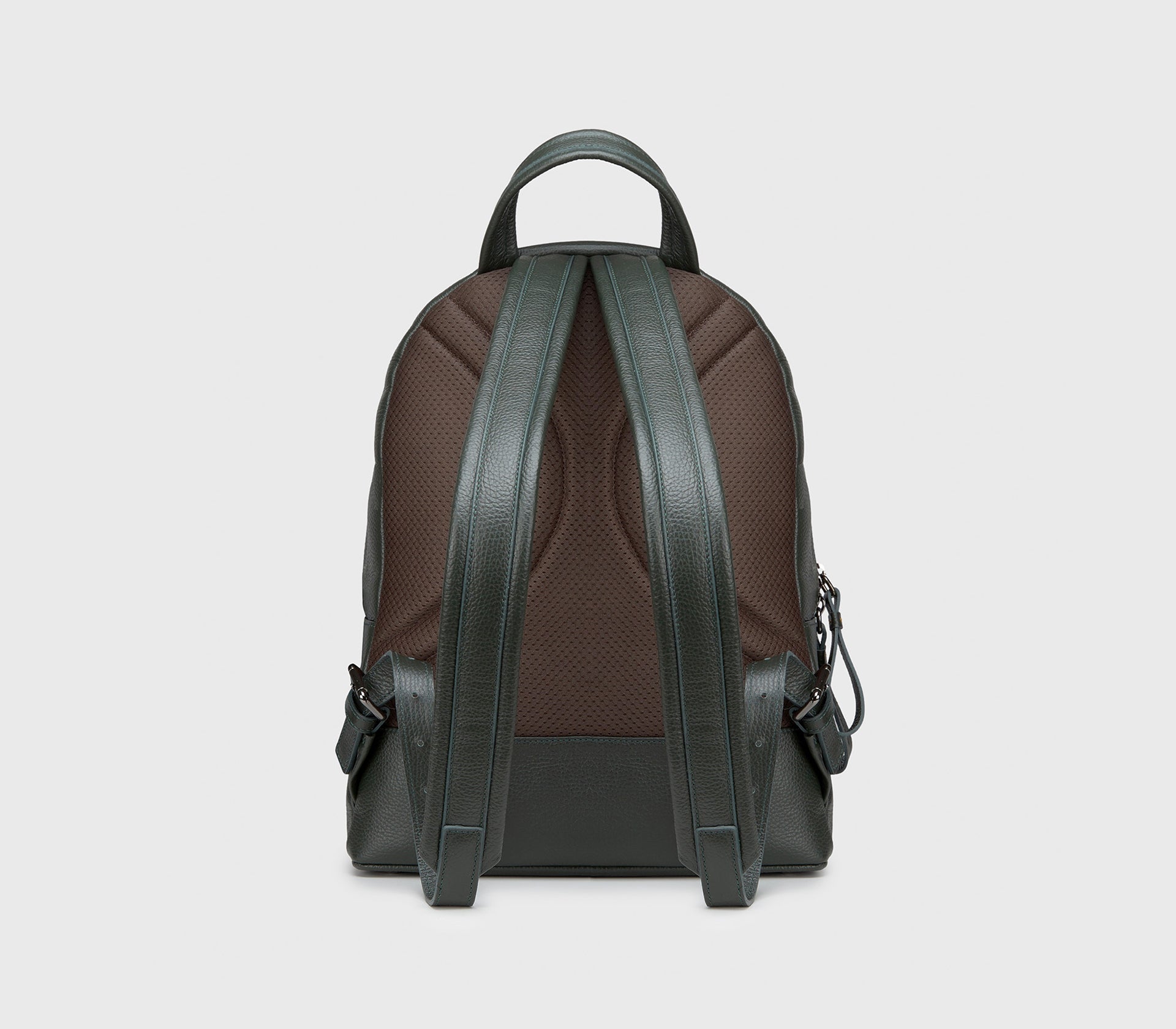 Zaino in pelle verde