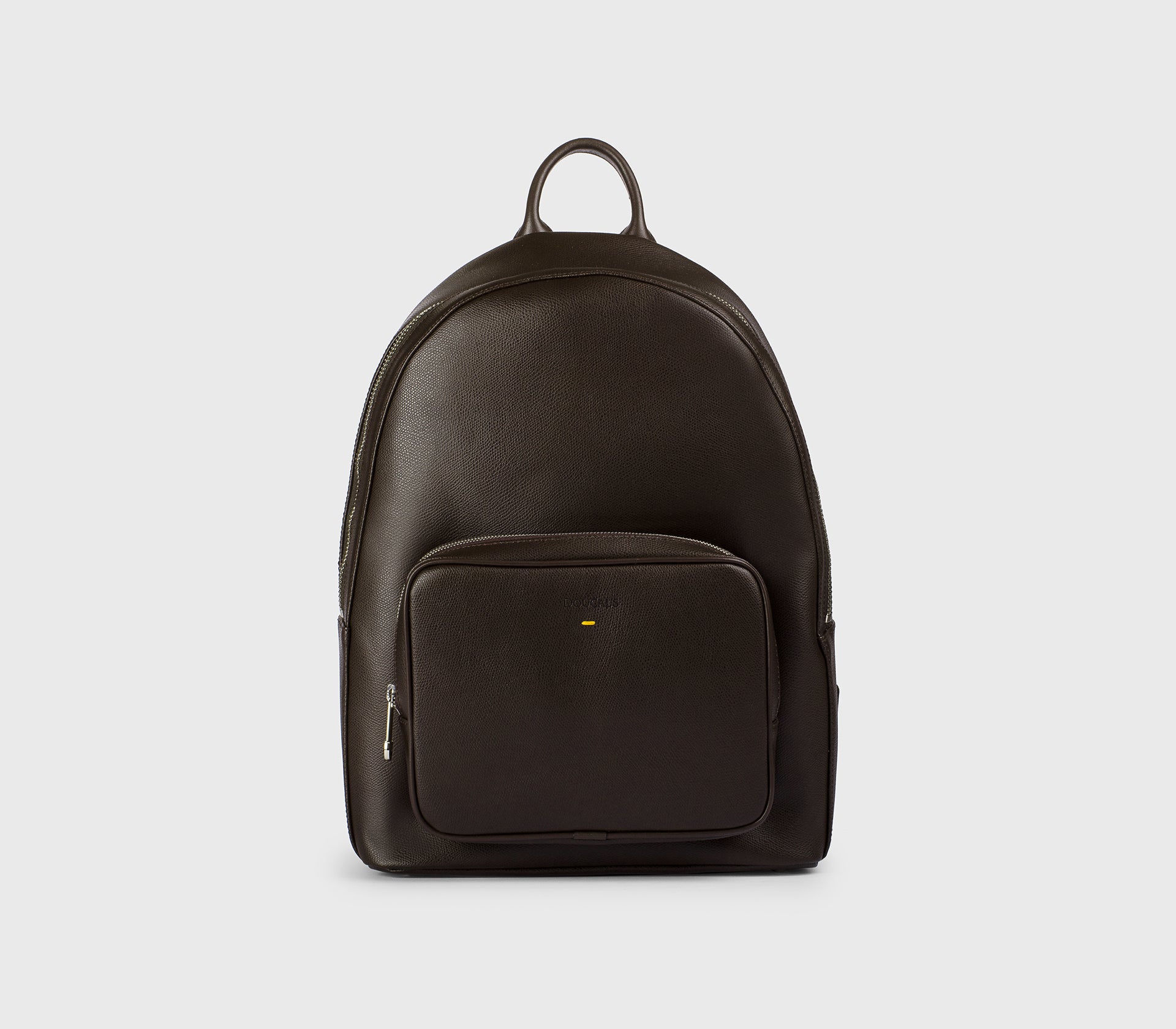 Sac à dos en cuir Palmellato brun foncé