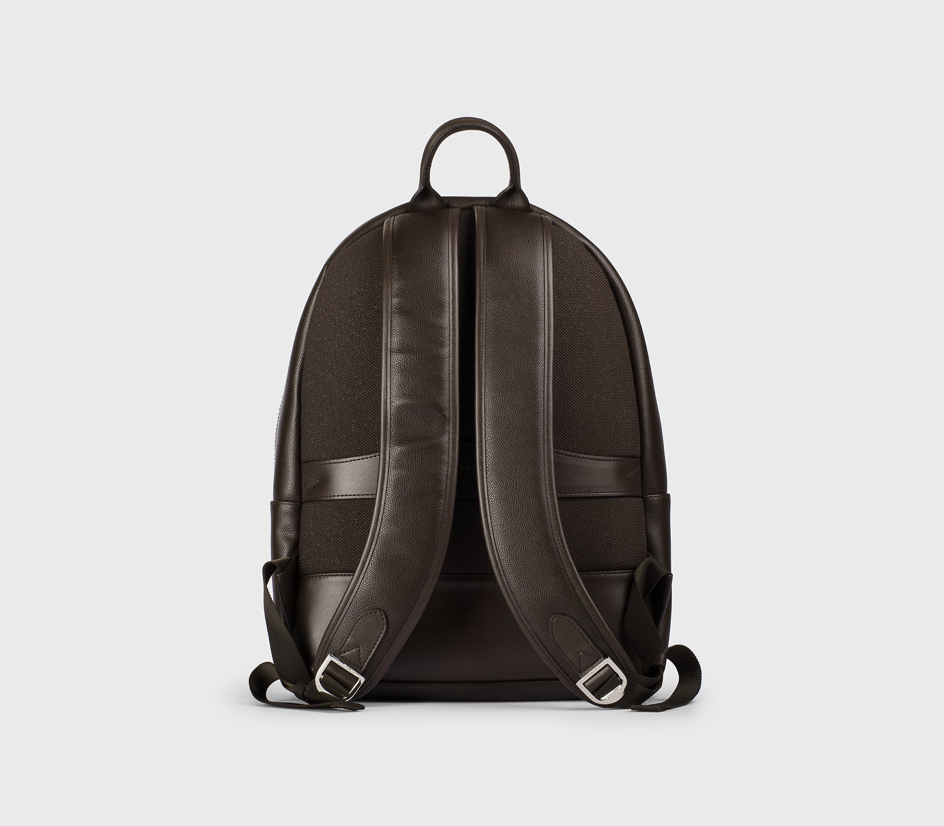 Sac à dos en cuir Palmellato brun foncé