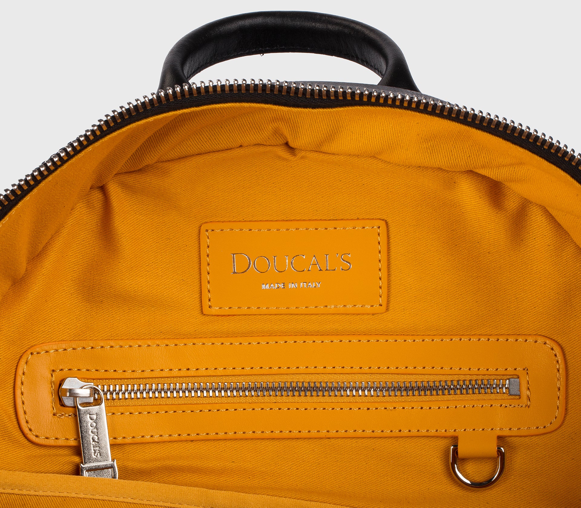 Sac à dos en cuir Palmellato noir