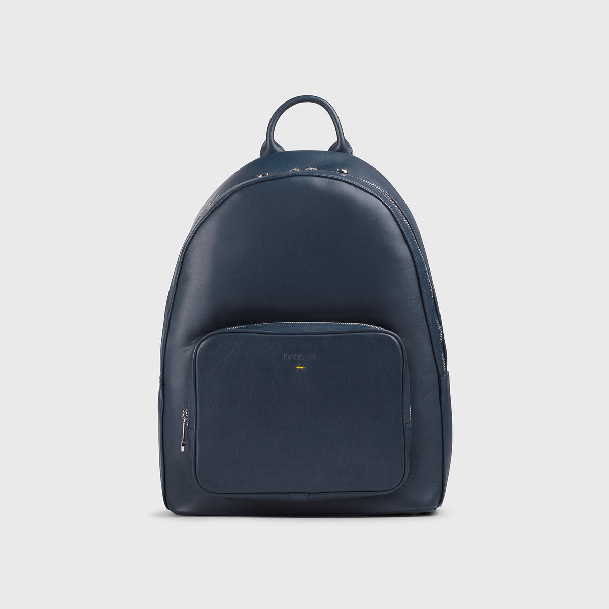 “Avio” blue leather backpack