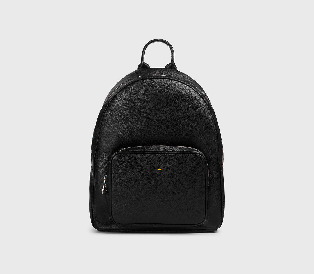 Zaino in pelle bottalata nero
