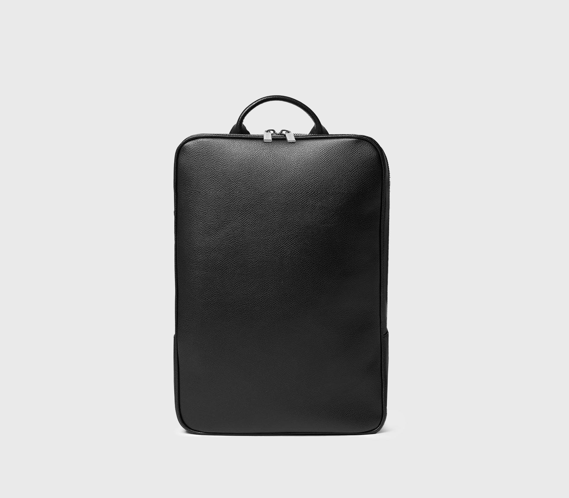 Black Palmellato leather “Catch” backpack