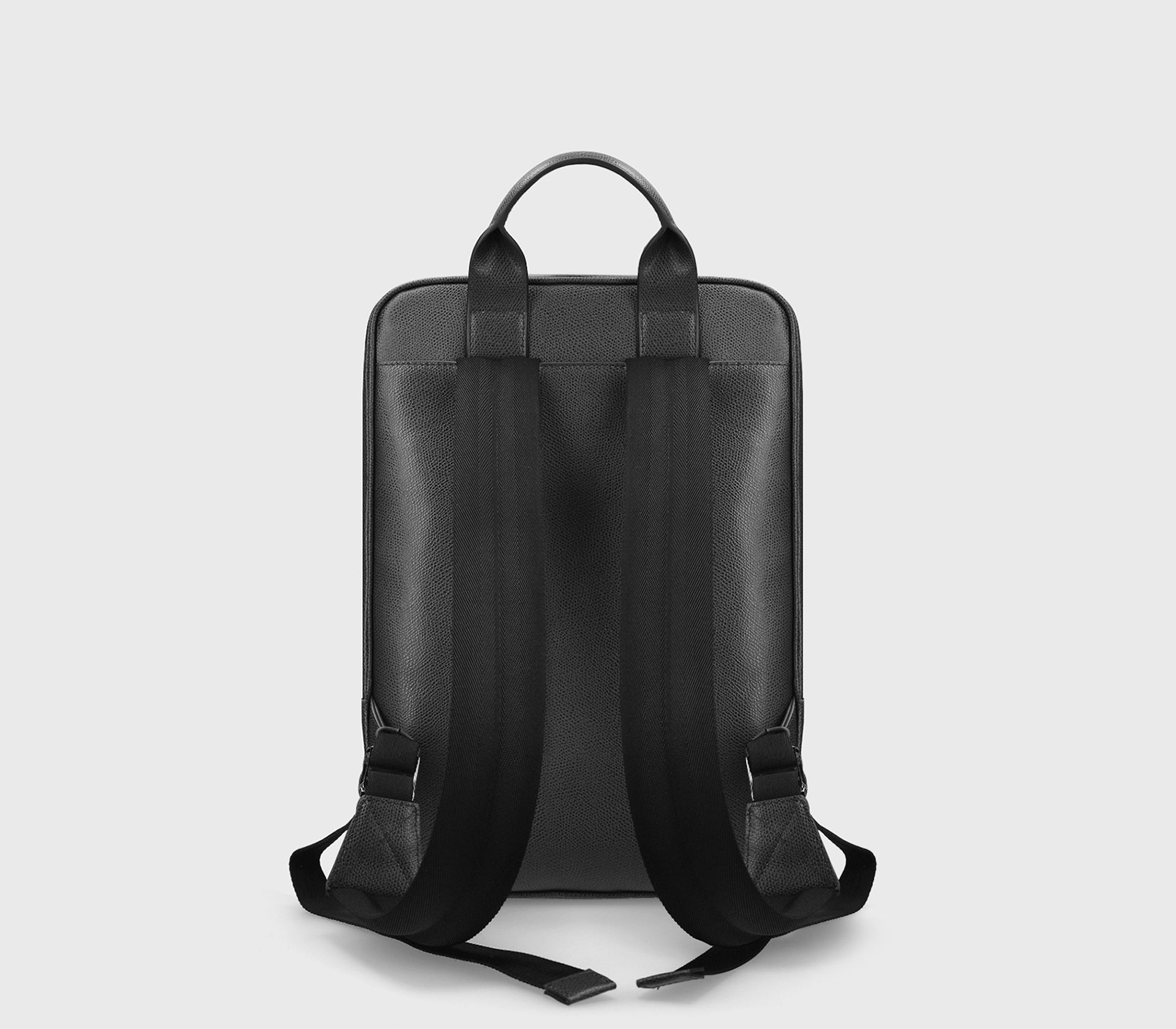 Black Palmellato leather “Catch” backpack