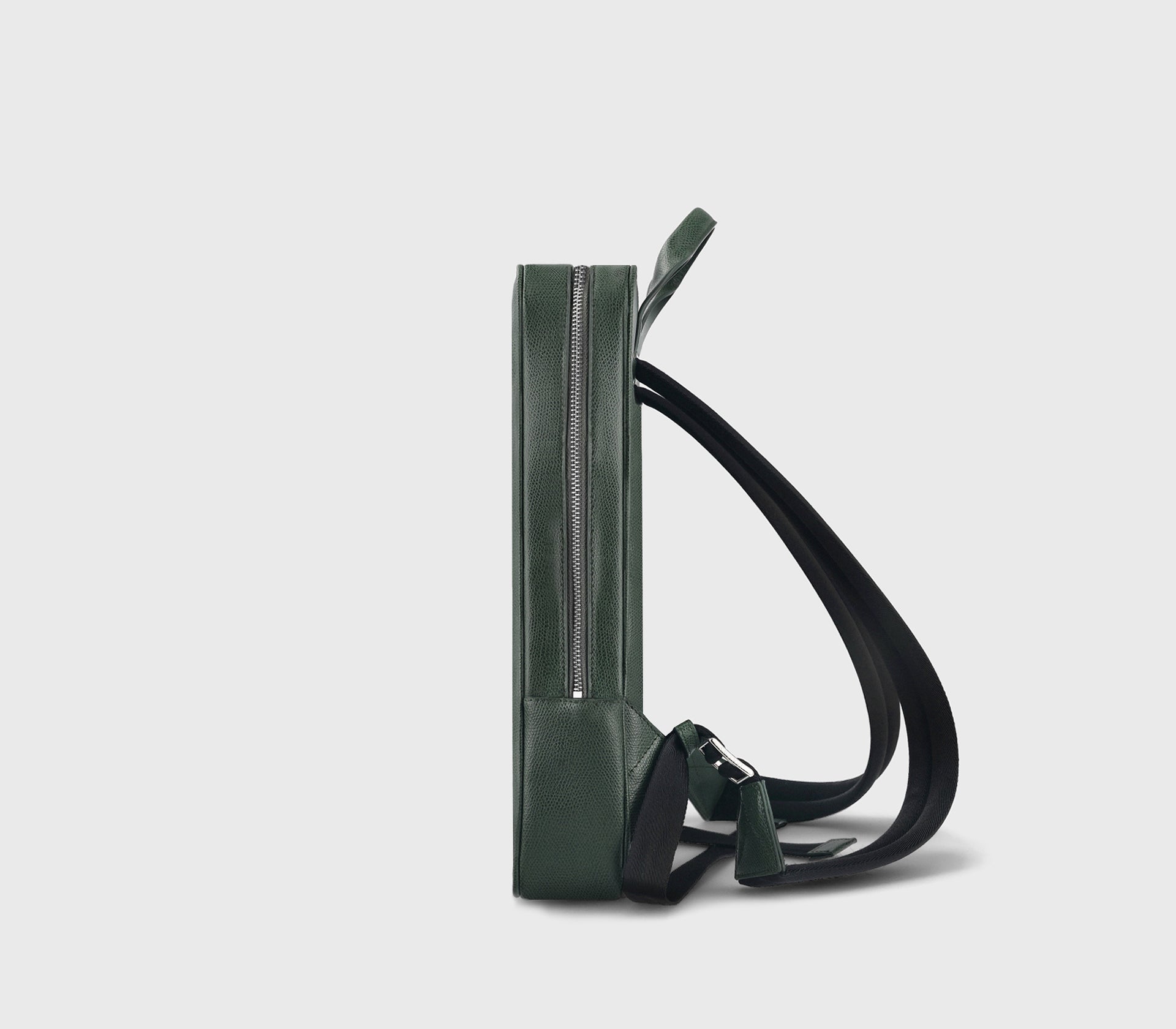 Green Palmellato leather “Catch” backpack