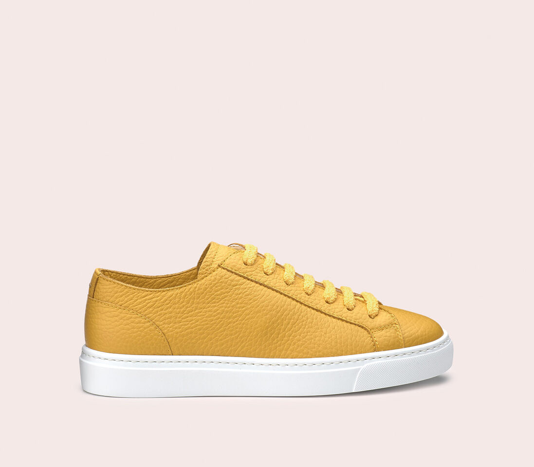 Sneakers da donna in pelle | giallo - Doucal's