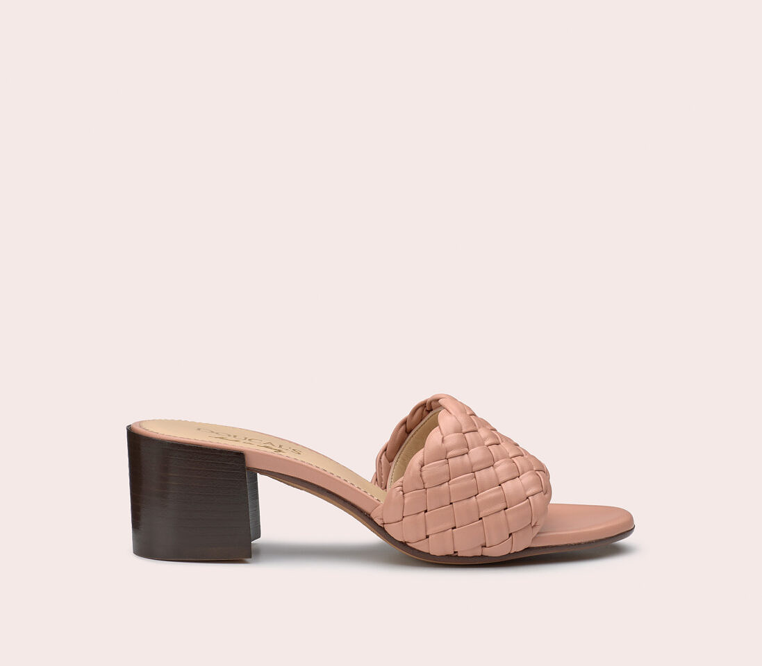 Sandali con tacco da donna in pelle | rosa - Doucal's