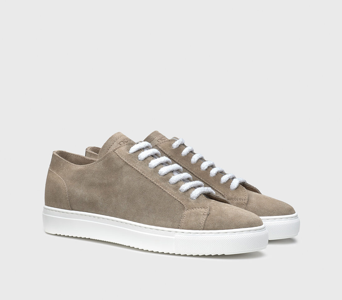 Sneakers da uomo in suede | taupe - Doucal's