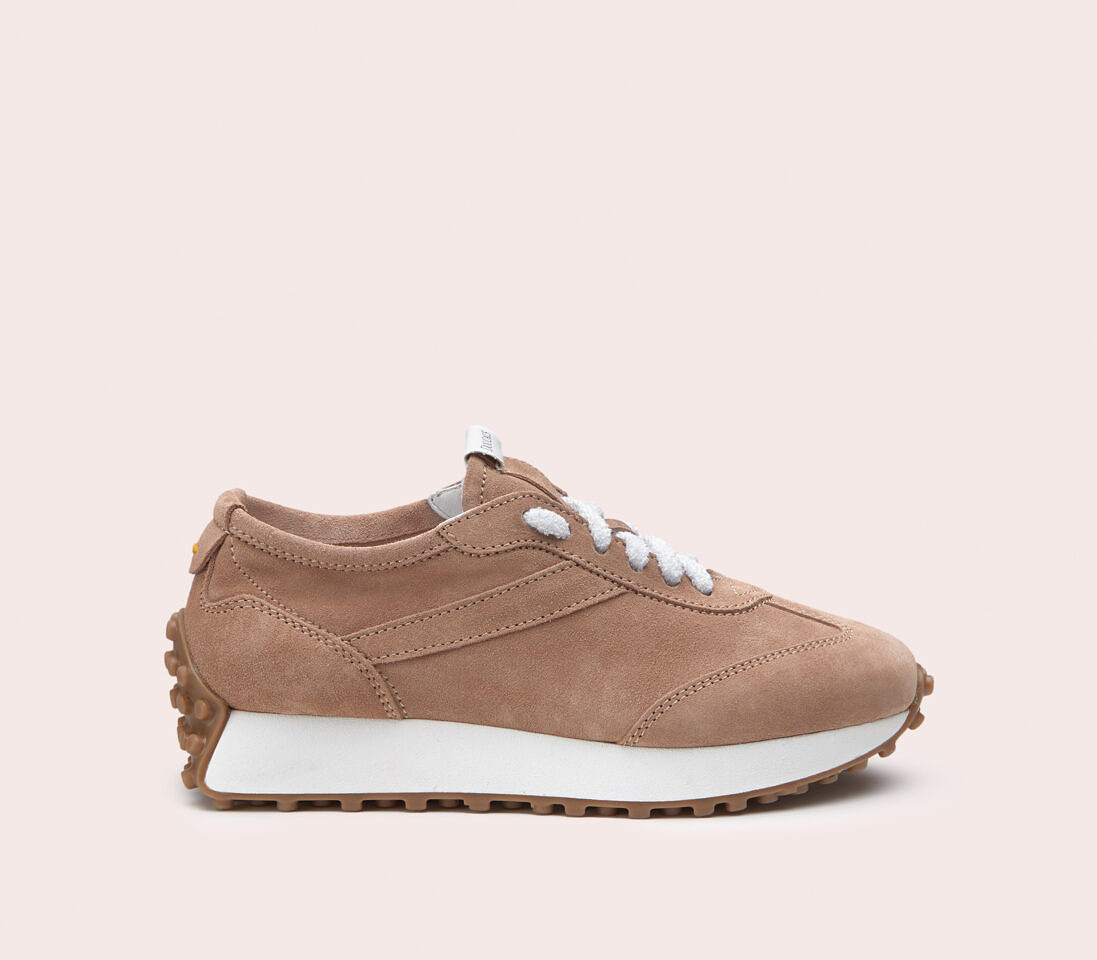Sneakers da donna in suede | taupe - Doucal's