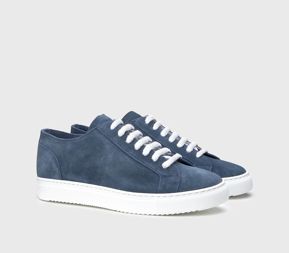 Sneakers da uomo in suede | blu - Doucal's