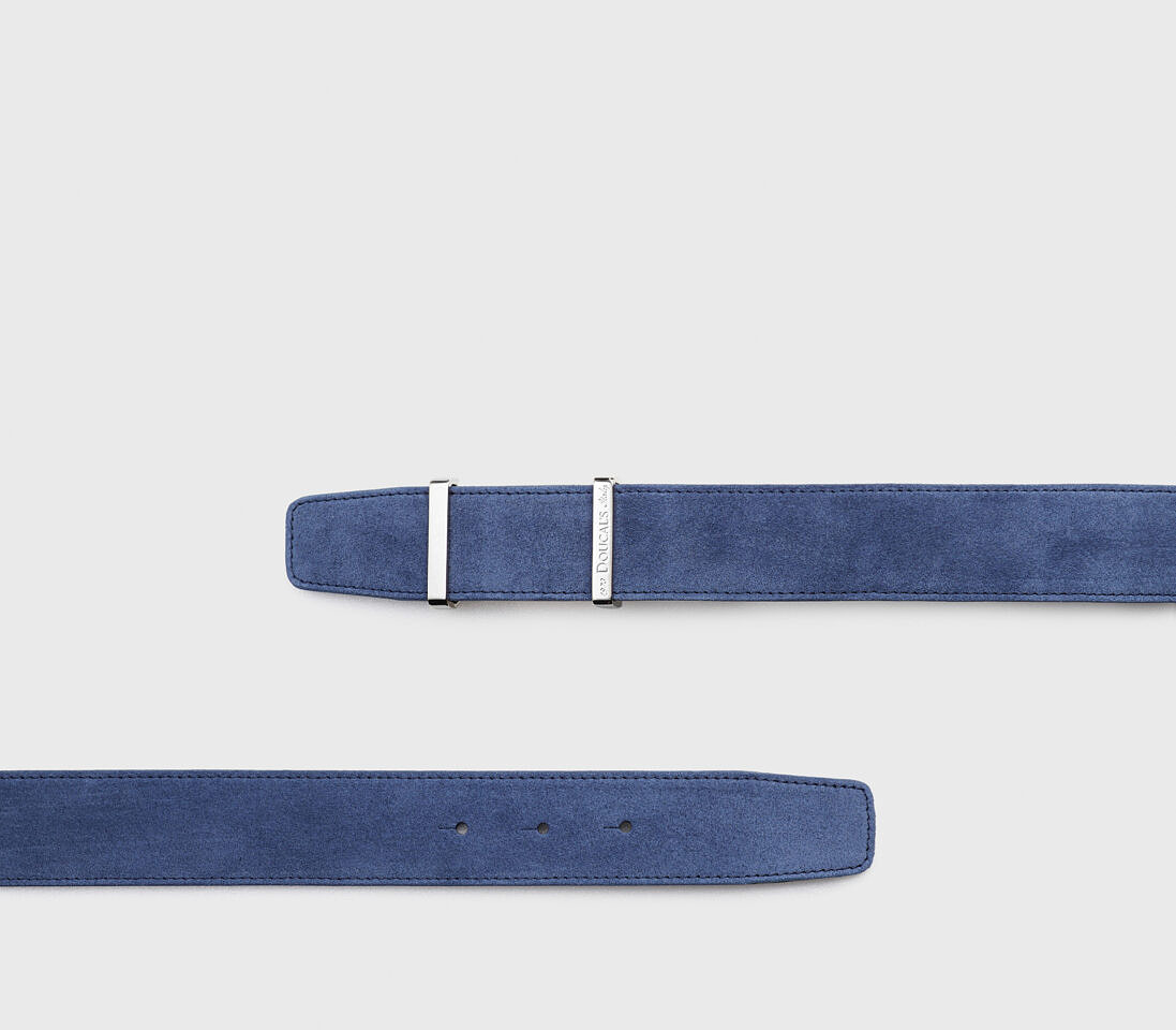 Cintura da uomo in suede | blu - Doucal's