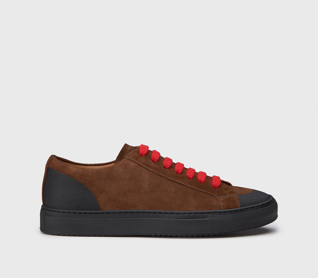 Sneakers da uomo in suede | marrone - Doucal's