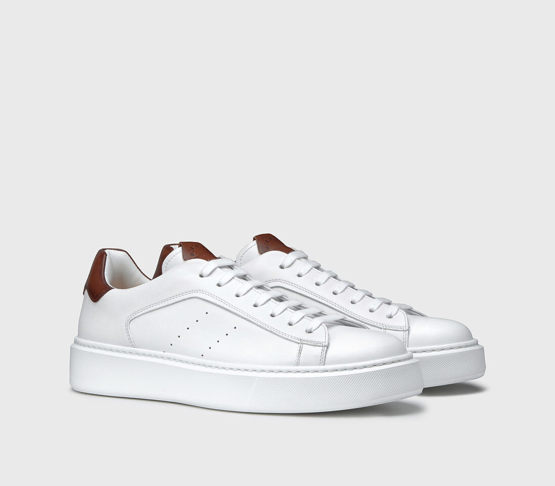 Sneakers da uomo in pelle | bianco - Doucal's