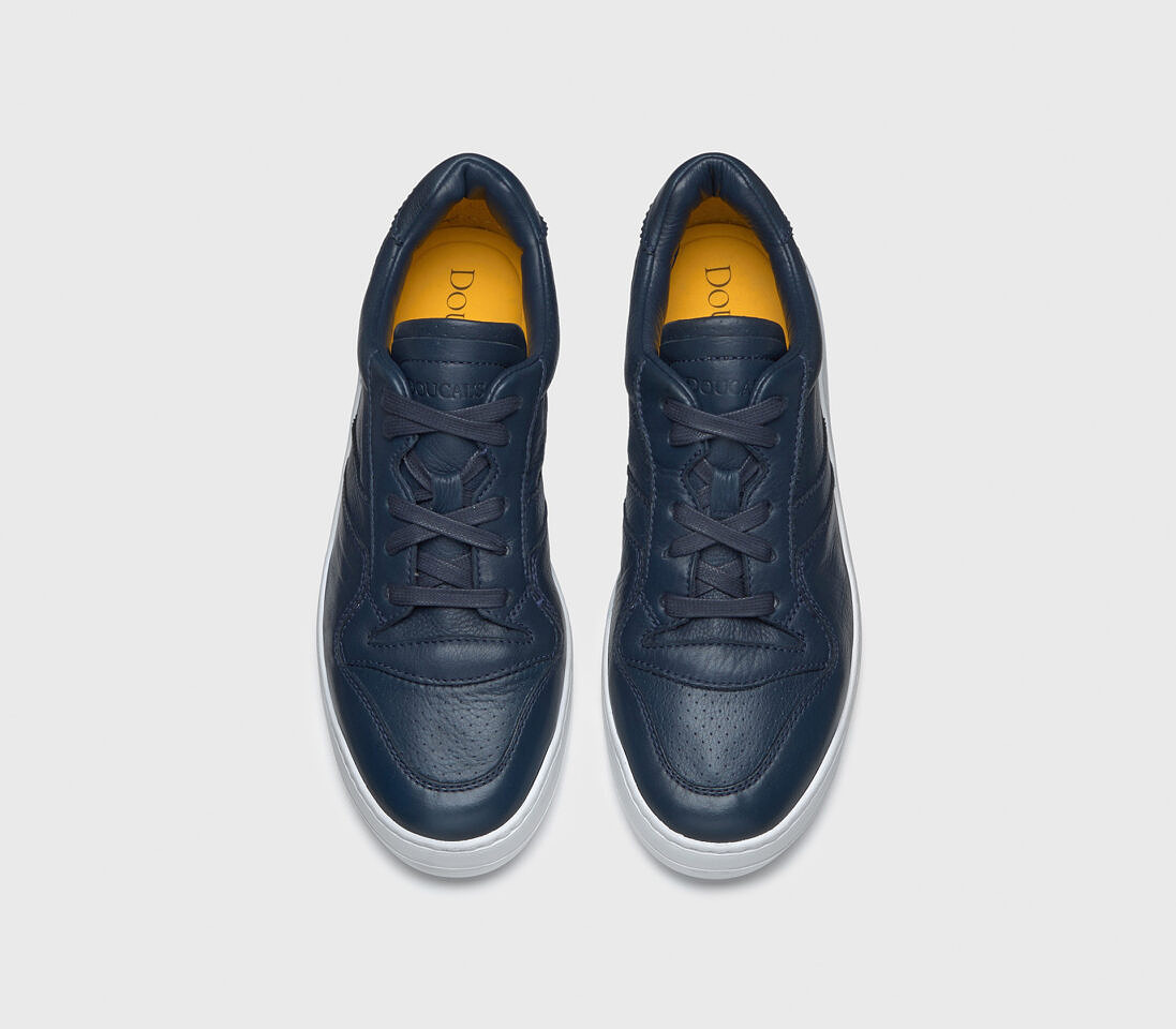 Sneakers da uomo in pelle | blu - Doucal's